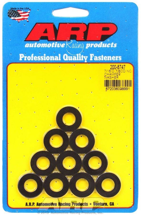 Black Washers - 7/16 ID x 7/8 OD (10) - 2008747