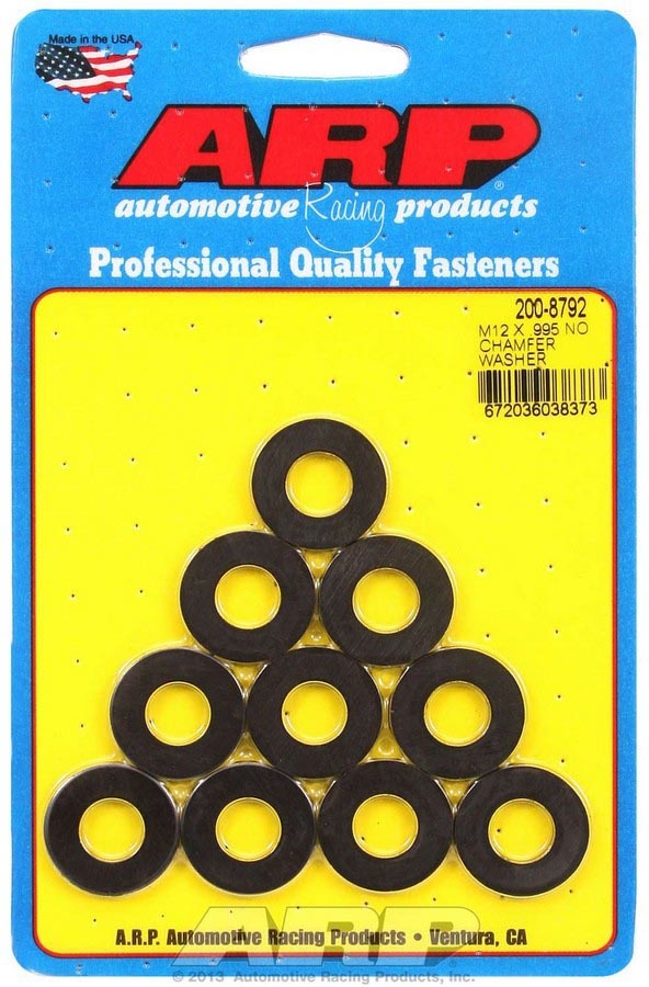 12mm Washers 10pk .995 OD Non-Chamfer - 2008792