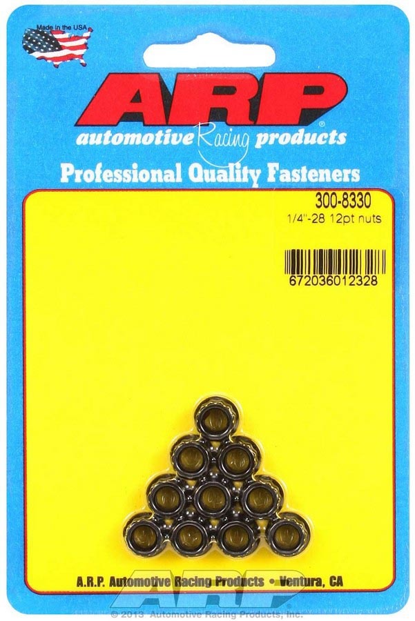 1/4-28 12pt. Nuts (10) - 3008330