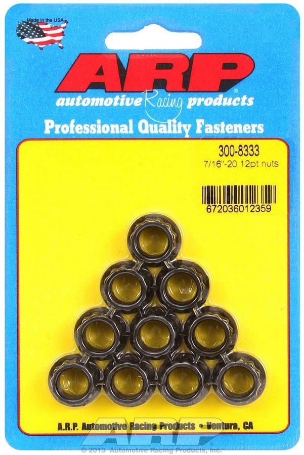 7/16-20 12pt. Nuts (10) - 3008333