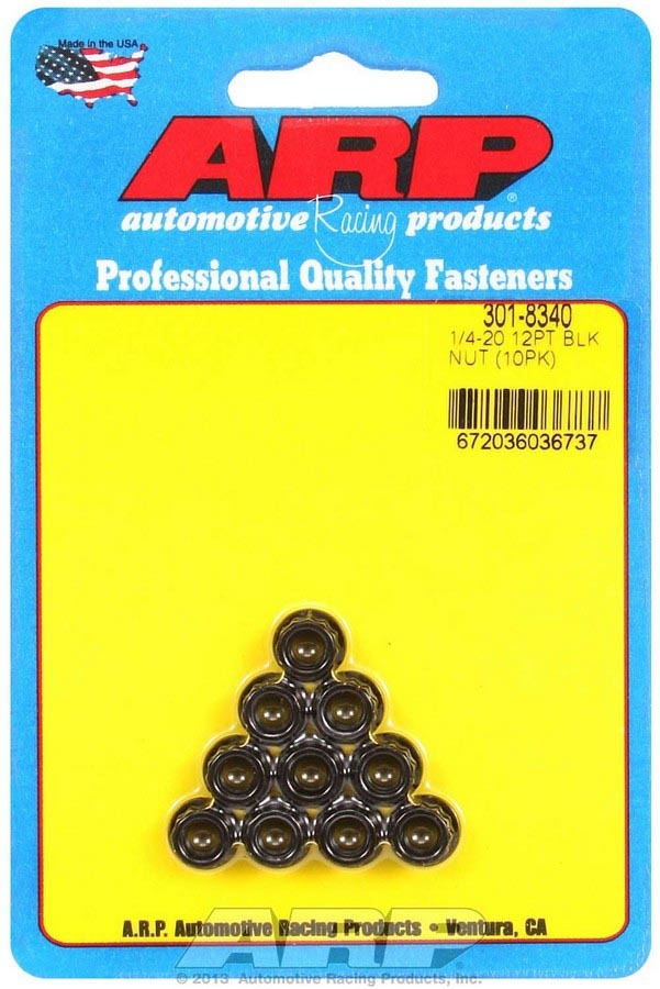 1/4-20 12pt. Nuts (10) - 3018340