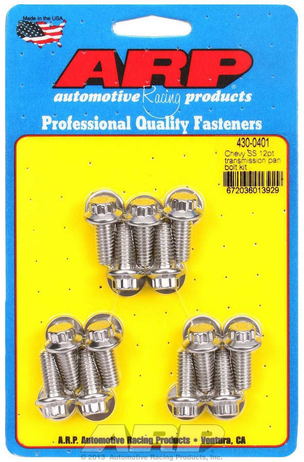 S/S Trany Pan Bolt Kit 12pt. - 4300401