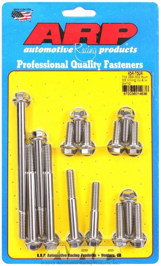 SBF S/S T/C & W/P Bolt Kit 6pt. - 4541504