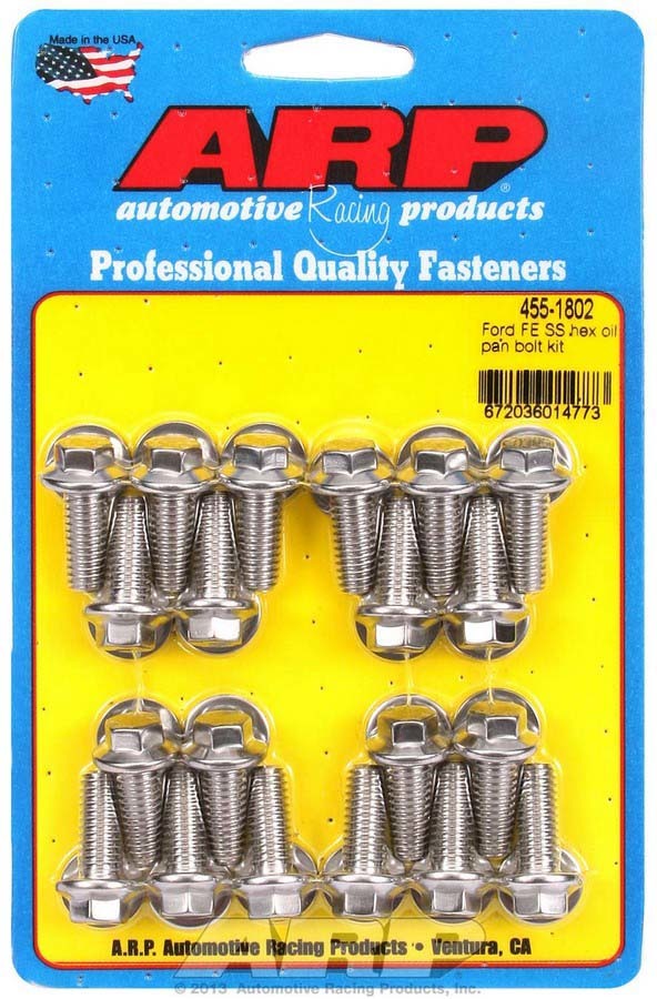 BBF S/S Oil Pan Bolt Kit 6pt. - 4551802
