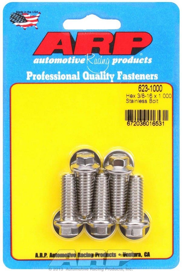 S/S Bolt Kit - 6pt. (5) 3/8-16 x 1.000 - 6231000