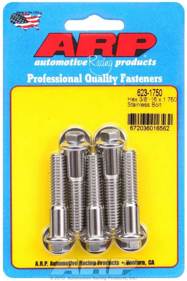 S/S Bolt Kit - 6pt. (5) 3/8-16 x 1.750 - 6231750