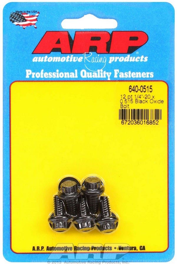 Bolt Kit - 12pt. (5) 1/4-20 x .515 - 6400515