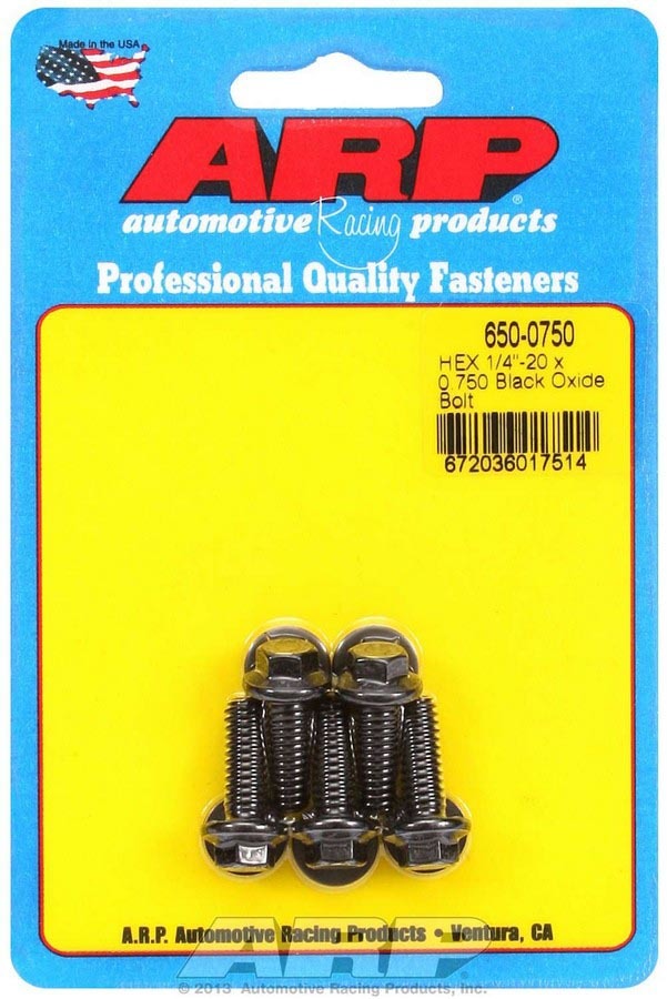 Bolt Kit - 6pt. (5) 1/4-20 x .750 - 6500750