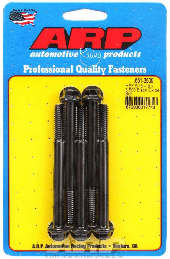 Bolt Kit 6pt 5pk 5/16-18 x 3.500 - 6513500