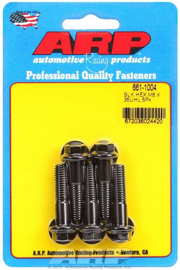 8mm x 1.25 x 35mm 6pt Bolt Kit 5pk - 6611004