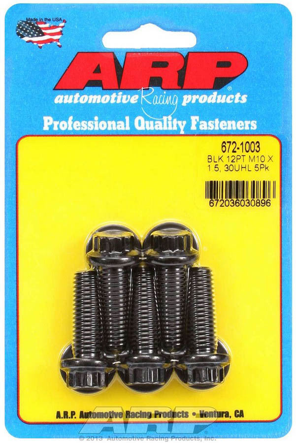 Bolt Kit 12pt 5pk 10mm x 1.50 x 30mm - 6721003
