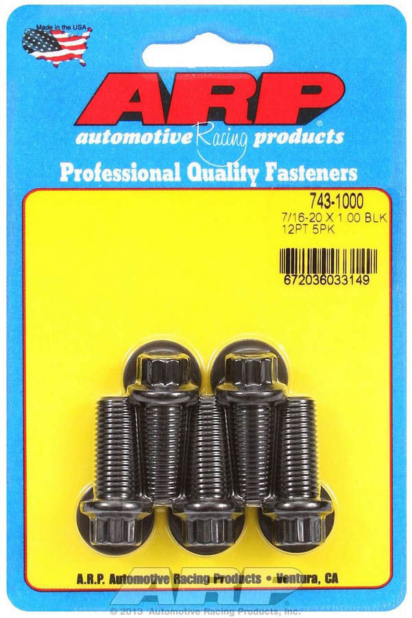 Bolt Kit - 12pt. (5) 7/16-20 x 1.000 - 7431000