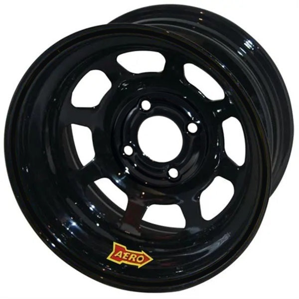 Wheel 15x7 4x4.25 1in BS Black - 55174210