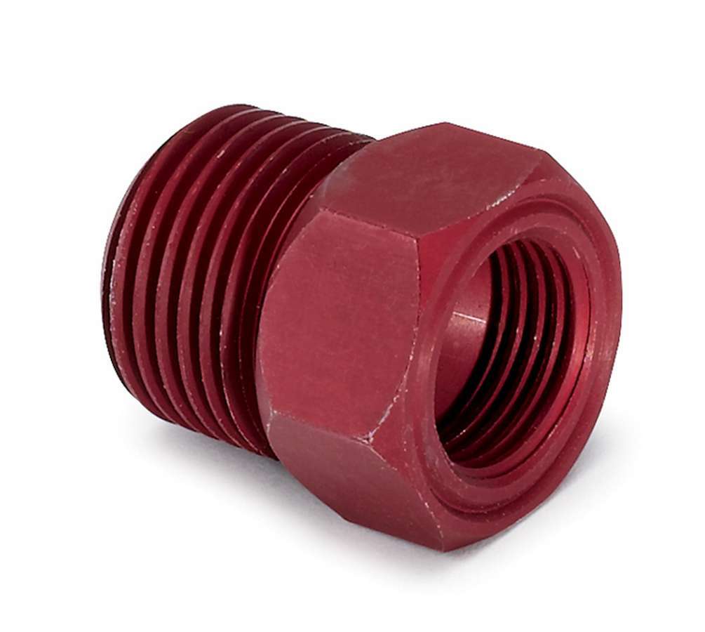 1/2in NPT Aluminum Temp. Adapter Fitting - Red - 2273