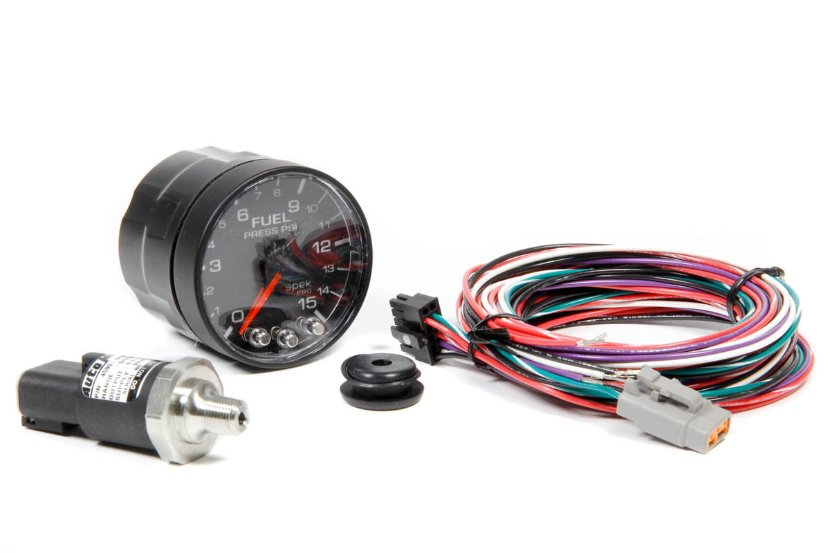 Spek-Pro 2-1/16 Fuel Press. Gauge w/Peak Mem. - P315328