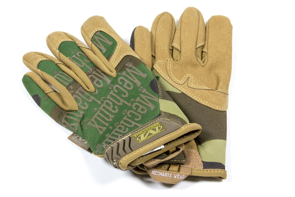 Mech Glove Woodland Camo Large - MG77010
