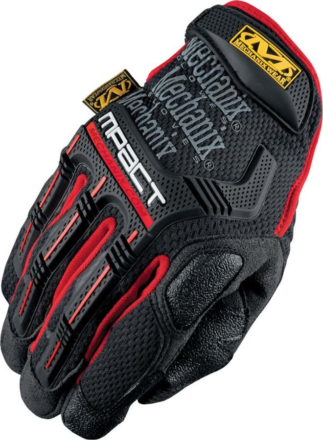 M-pact Gloves Red Med - MPT52009
