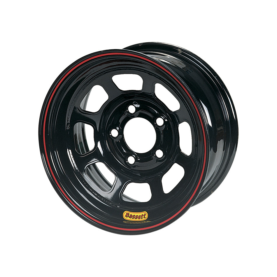 Wheel 14x7 D-Hole 5x 4.5in 3in BS Black - 47SF3