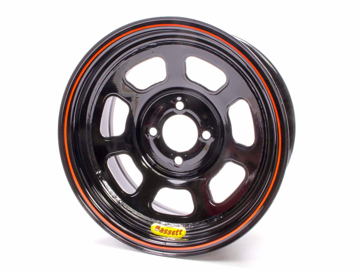 Wheel 14x7 D-Hole 4x100mm 2in Black - 47SH2