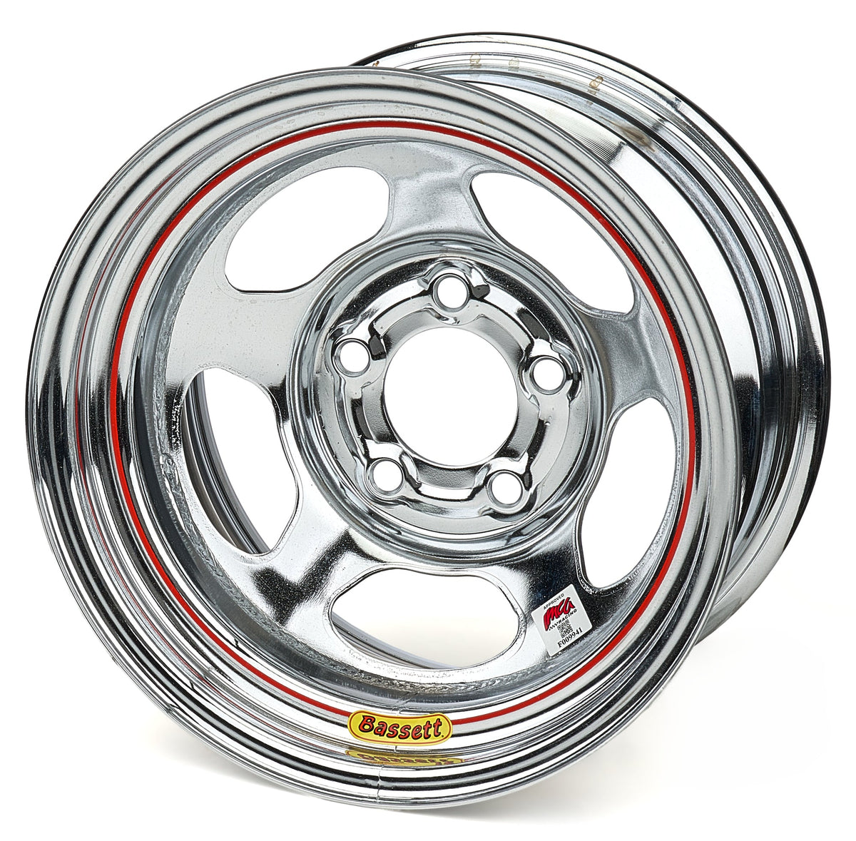 Wheel 15x8 IMCA Chrome Inertia 5x8 - 58A53IC
