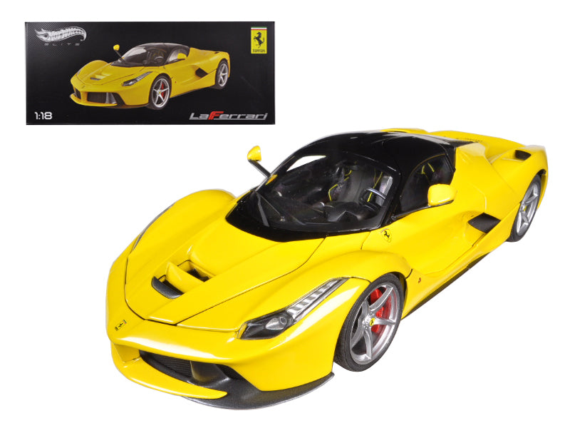 Rapid Vehicles Ferrari LaFerrari F70 Hybrid Yellow with Black Top "Elite Edition" Series 1/18...