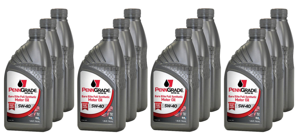 PennGrade Euro Elite 5w40 Case 12 x 1 Quart - 61366