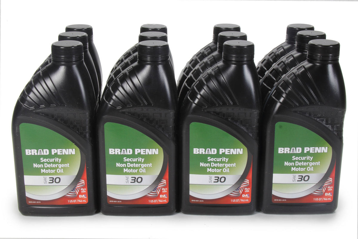 Brad Penn Motor Oil SAE 30W Case 12 x 1 Quart - 70306