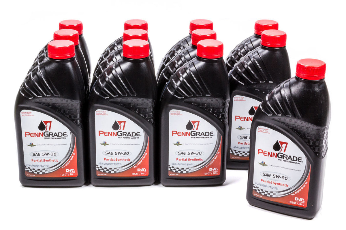 5w30 Racing Oil Cs/12-Qt Partial Synthetic - 71096