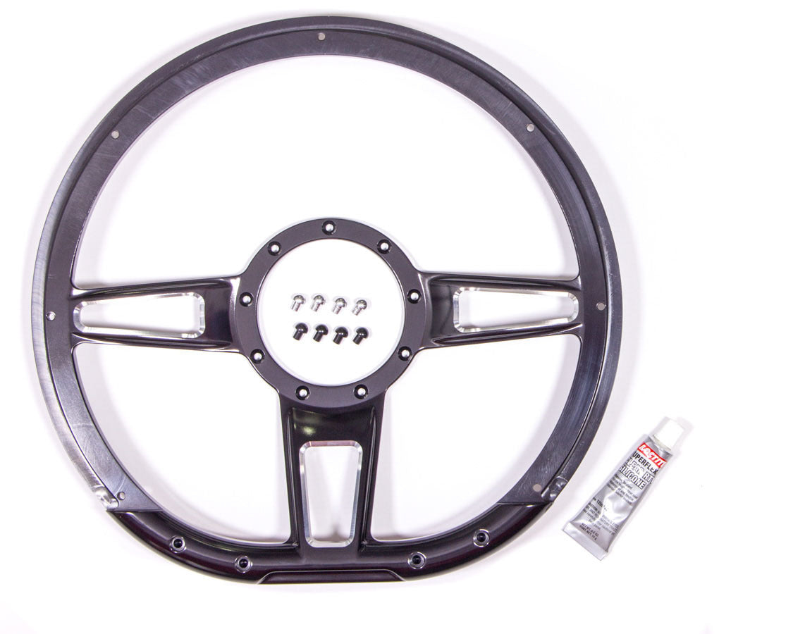 Steer Wheel 14IN Formula Black - BC29409