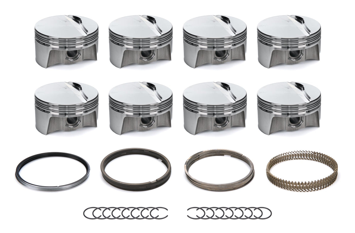 GM LS F/T Piston Set w/Rings 3.905 Bore - BLS1112007SET