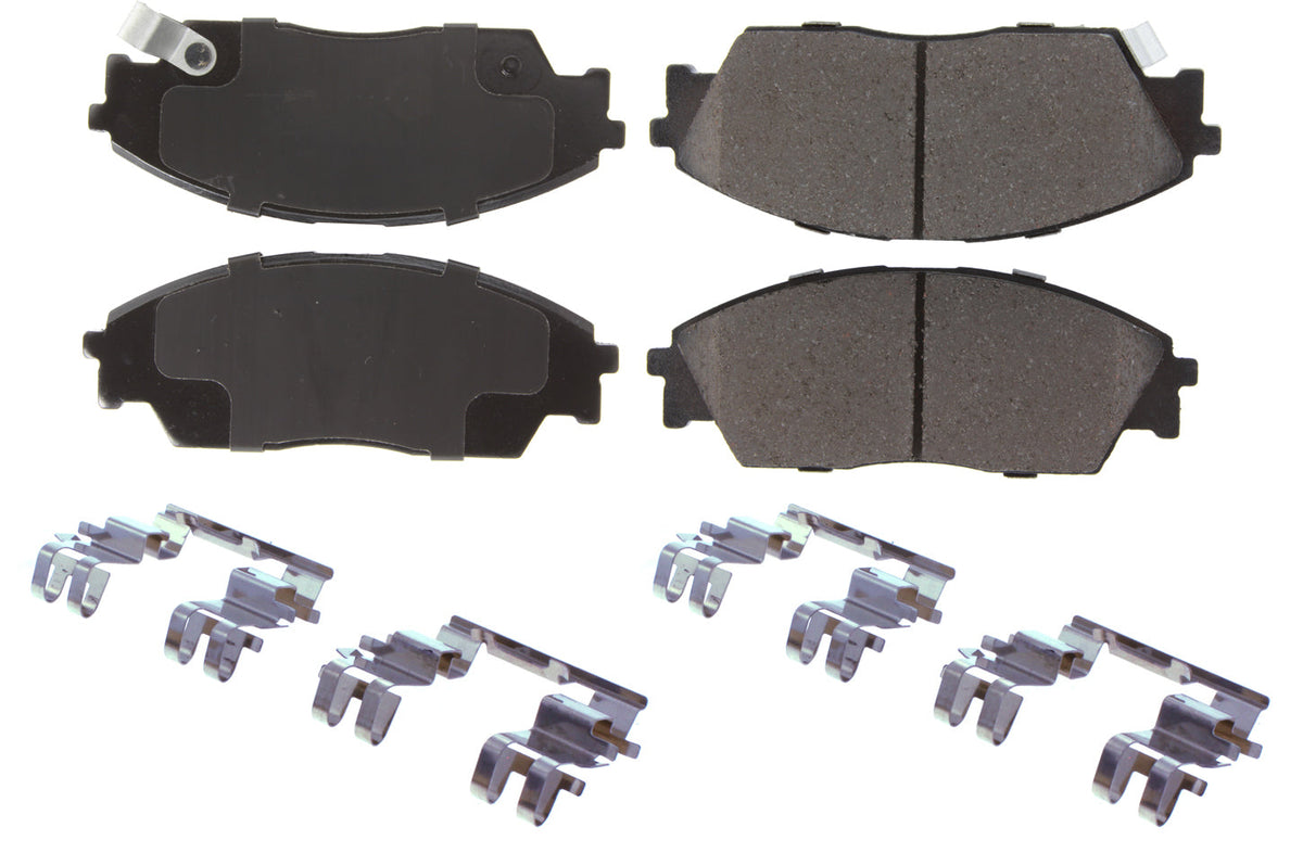 Posi-Quiet Ceramic Brake Pads with Shims and Har - 1050373