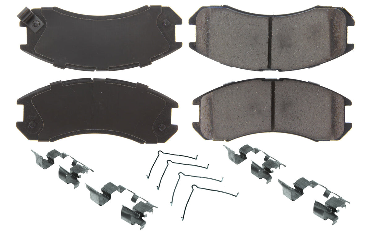 Posi-Quiet Ceramic Brake Pads with Shims and Har - 1050399