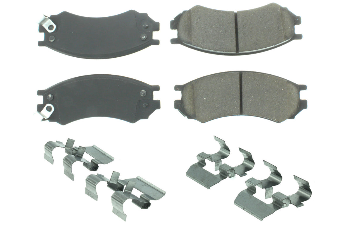 Posi-Quiet Ceramic Brake Pads with Shims and Har - 1050507
