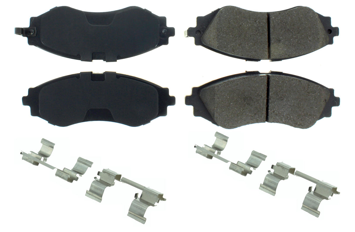 Posi-Quiet Ceramic Brake Pads with Shims and Har - 1050797