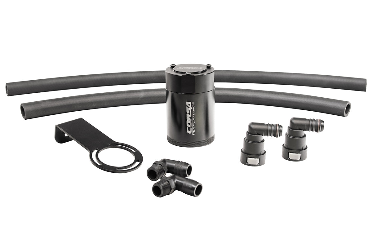 Corsa Aluminum Oil Catch Can w/ Bracket | 2021-2024 RAM 1500 TRX 6.2L (CC0008)