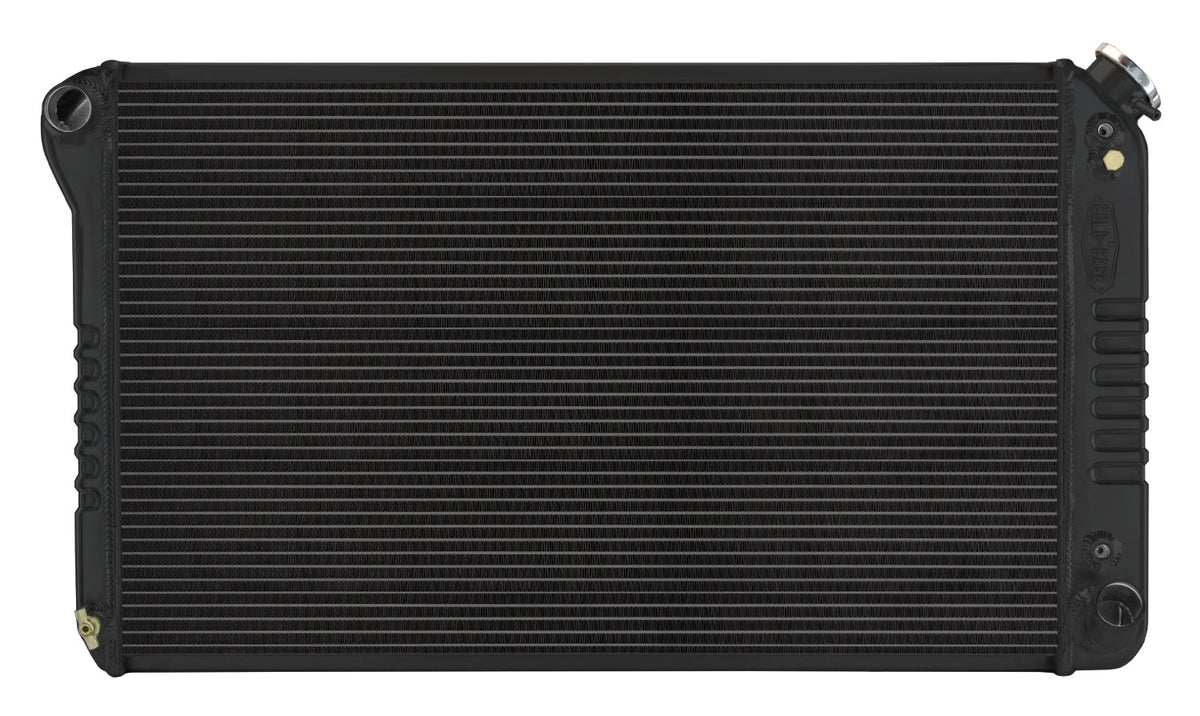 Radiator Aluminum Black 2-ROW Xflo - GMT558AB