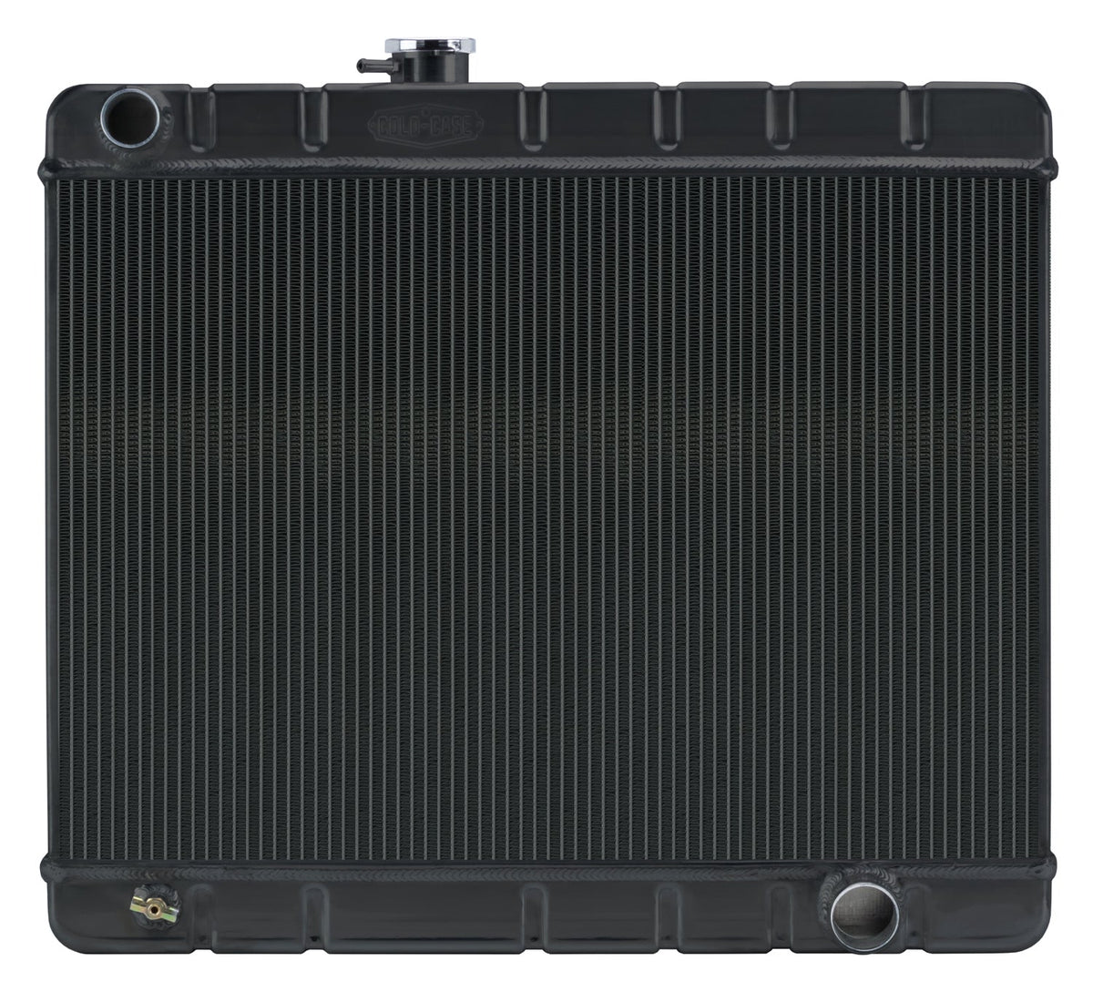 Radiator Aluminum GTO Black 2ROW - GPG34B