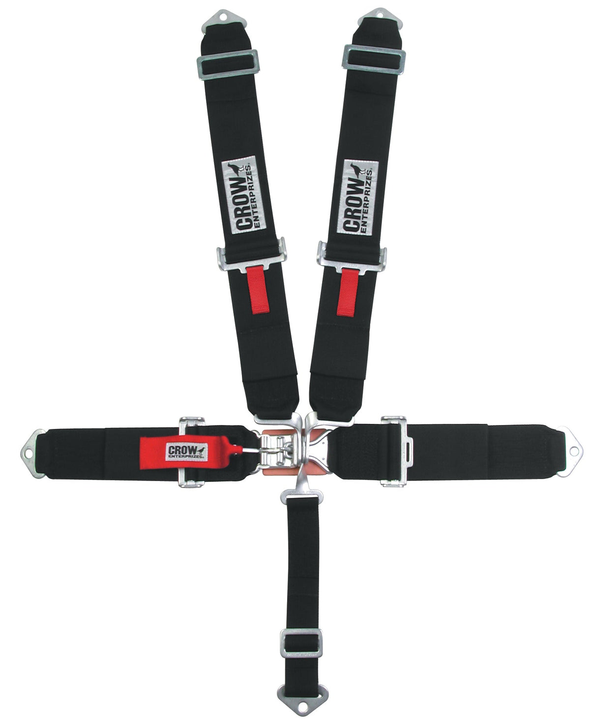 5-Pt Harness Small Latch Blk Bolt In Pull Down - 11004