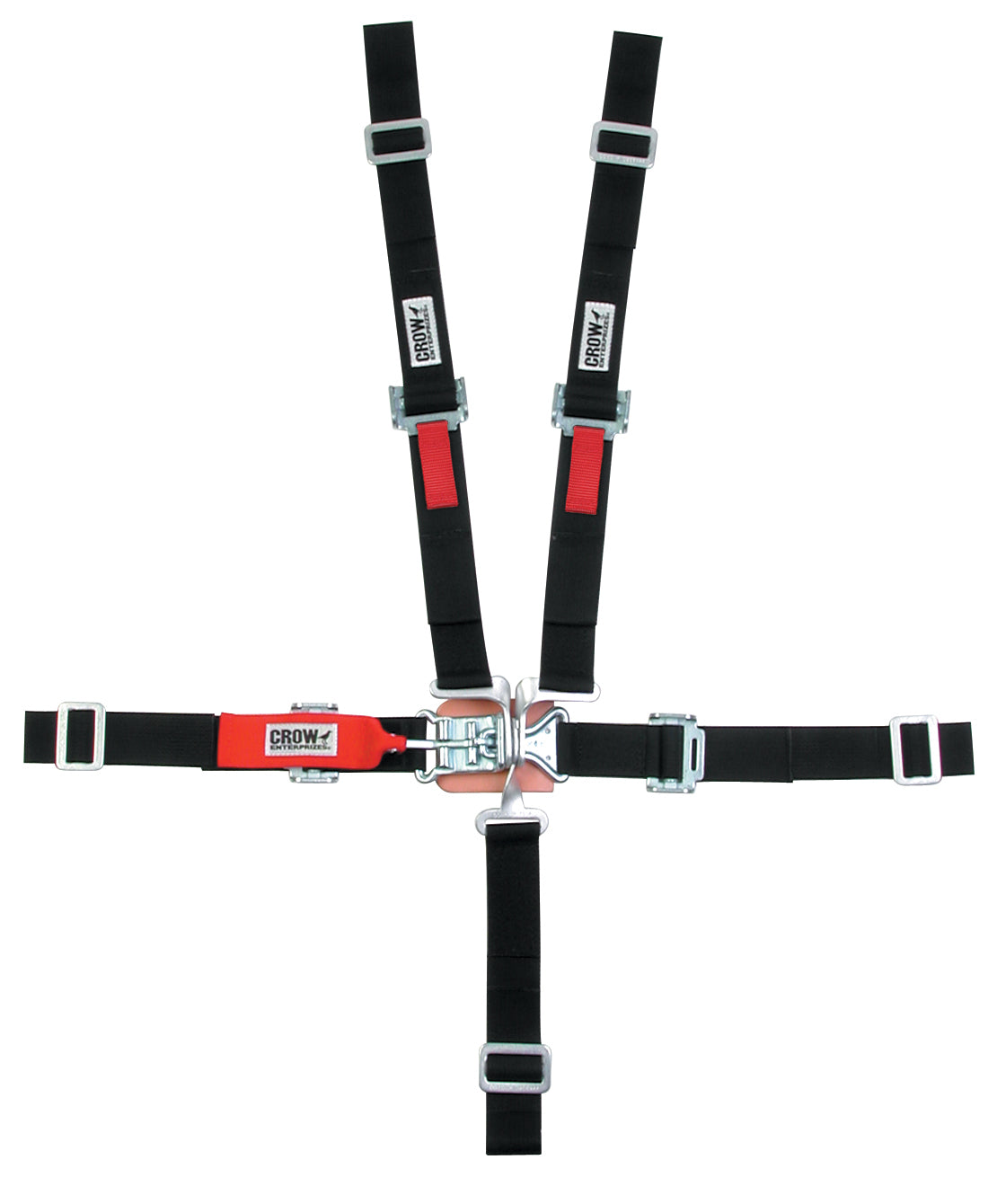 5 Point L&L 2in Lap Belt Pull Down Black SFI16.2 - 11184