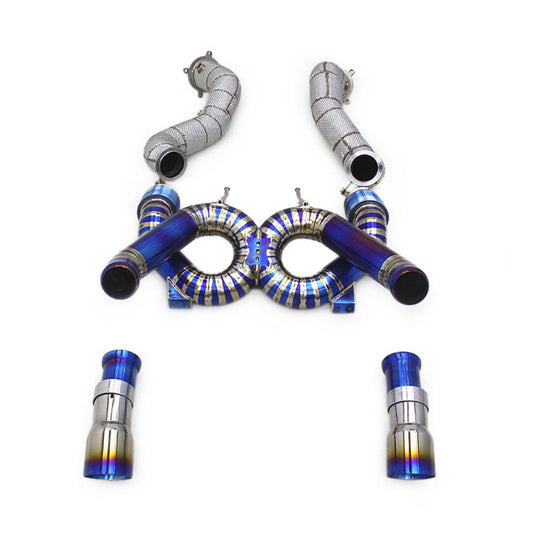 Bull Boost Performance Titanium X Pipe Catback Exhaust System For McLaren 720s 4.0T Spider - View 2