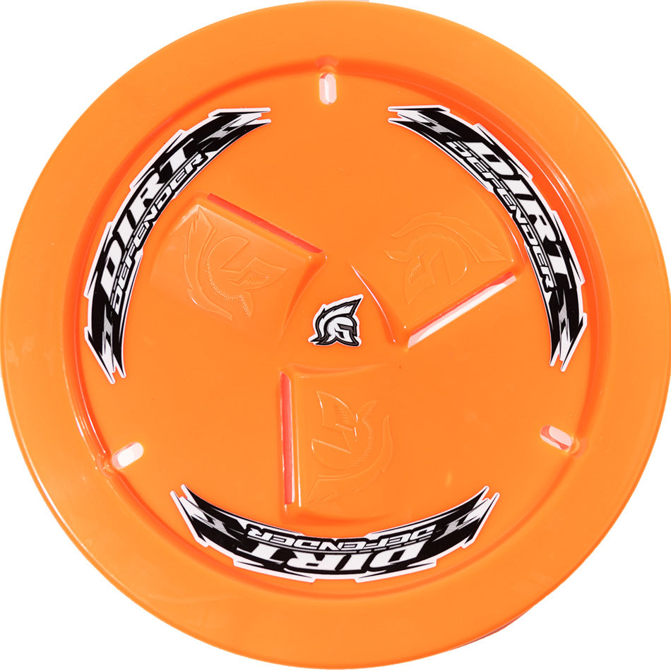 Wheel Cover Neon Orange Vented - 10280