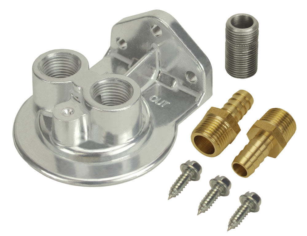 Single Mount Oil Filter Mount Ports Up - 15708