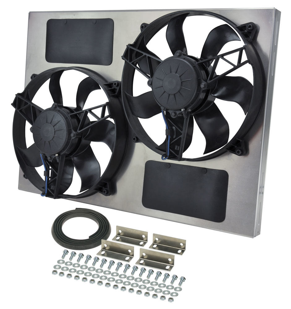 Dual Radiator Fan Shroud Assembly - 16833