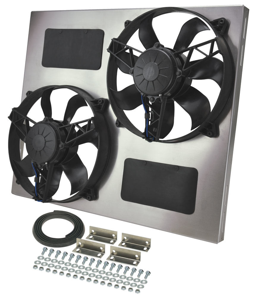 Dual Radiator Fan Shroud Assembly - 16835