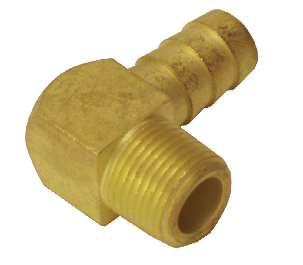 1/2in NPT M x 1/2in Bar b 90 Degree Hose Fitting - 98244