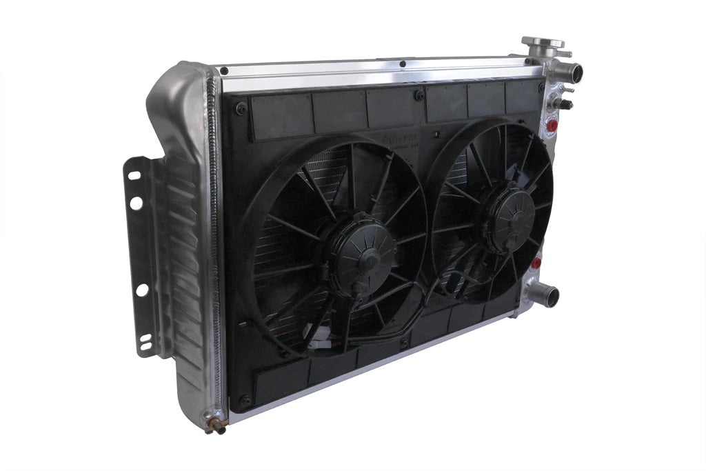 Radiator w/Fans Camaro 67-69 LS Auto Trans Raw - 326139022A