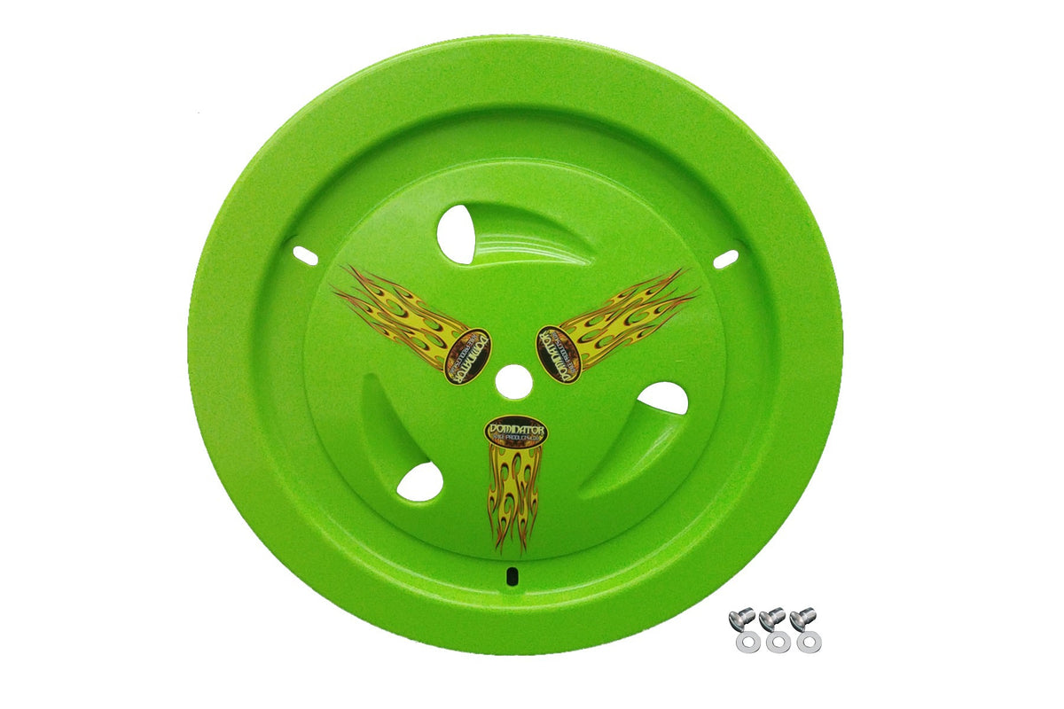 Wheel Cover Dzus-On Xtr Green - DOM1013DXG