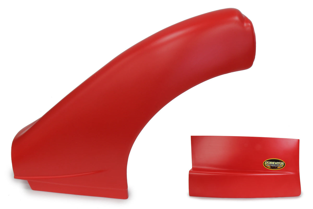 Dominator Late Model Flare Left Red - DOM2302RD