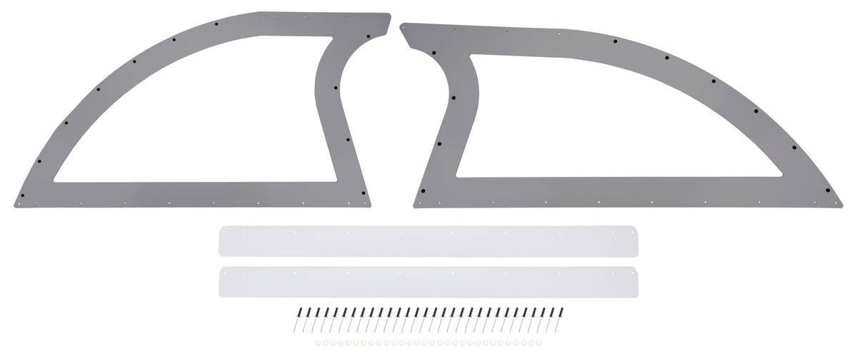 Sail Panel Pair Late Model Gray - DOM830GRY