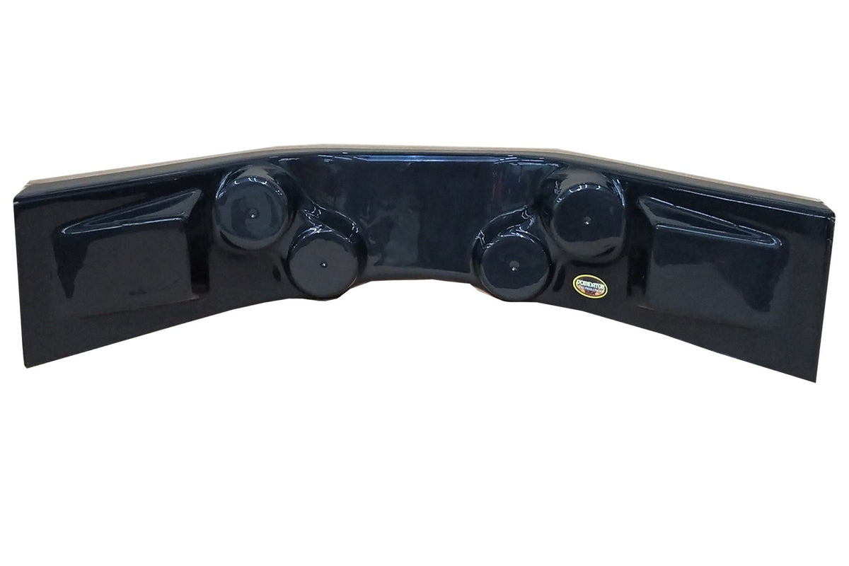 Dash Panel Curved Black 30in w x 12in d x 6.5in - DOM910BK